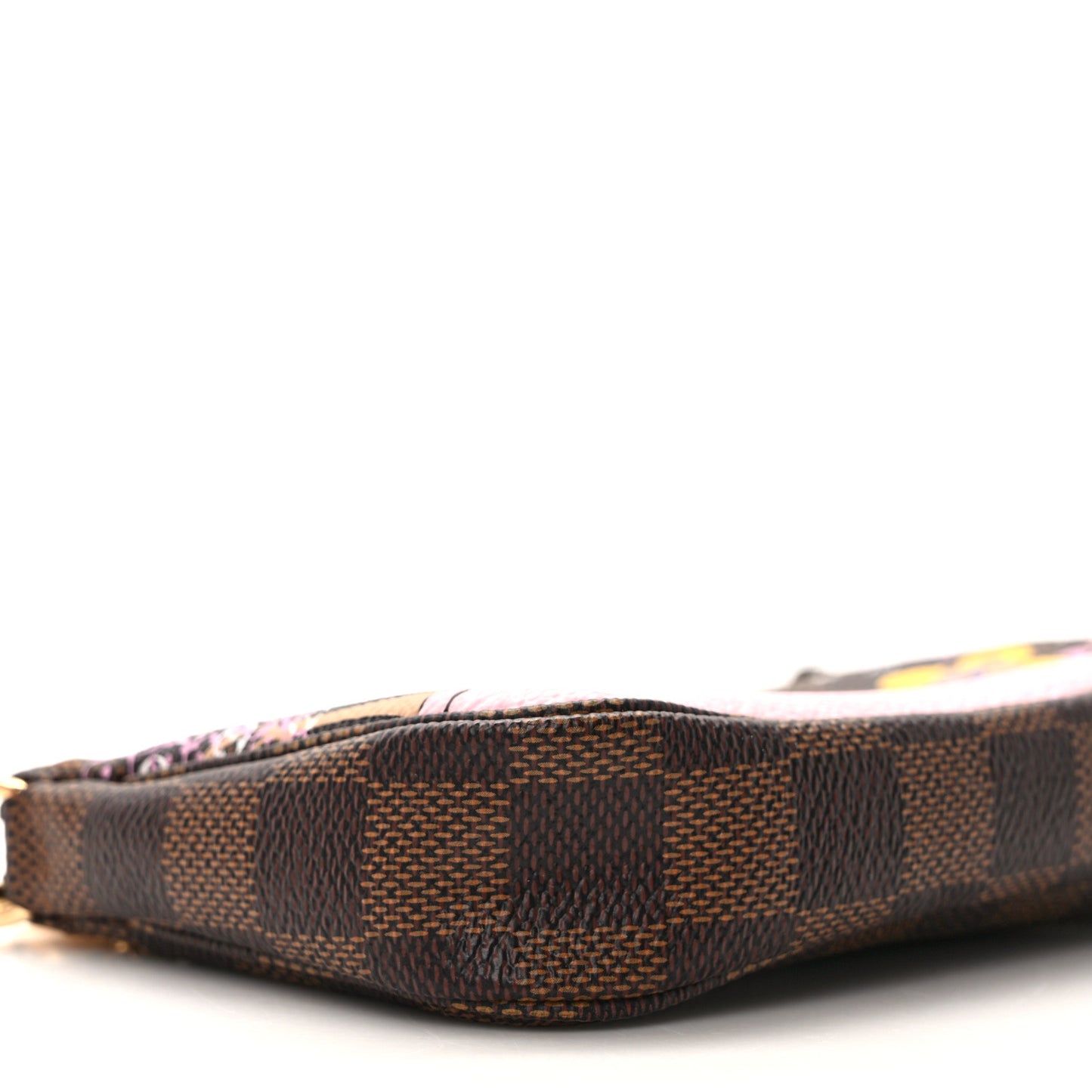 Damier Ebene 2019 Christmas Animation Mini Pochette Accessories Red