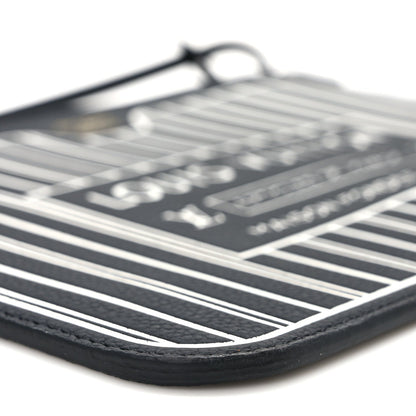 Louis Vuitton Calfskin Neverfull Inside Out MM Pochette Black 5 of 6