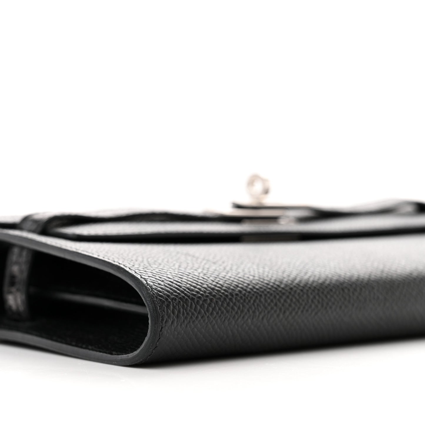 Epsom Matte Alligator Touch Kelly Wallet To Go Black