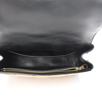 Louis Vuitton Lambskin Malletage Pochette Flap Natural 4 of 16