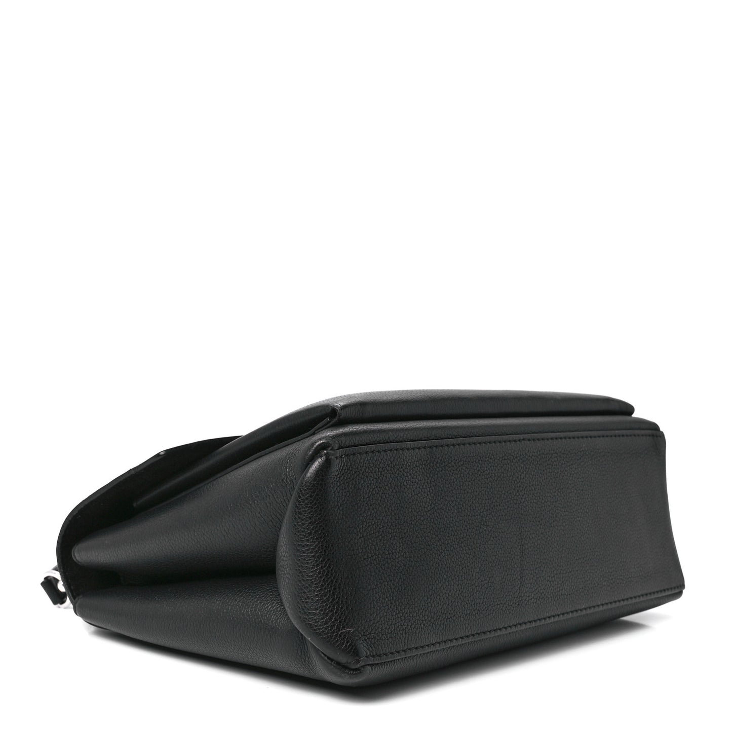 Soft Calfskin My Lockme Top Handle Black