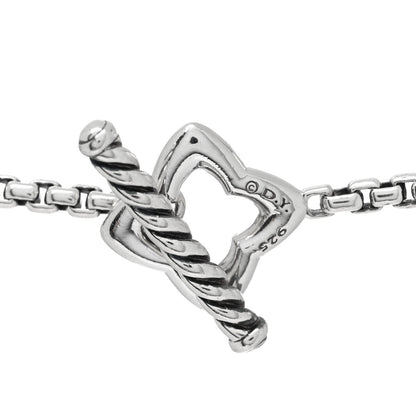 David Yurman Sterling Silver 25mm Quatrefoil Chain Necklace 4 of 4