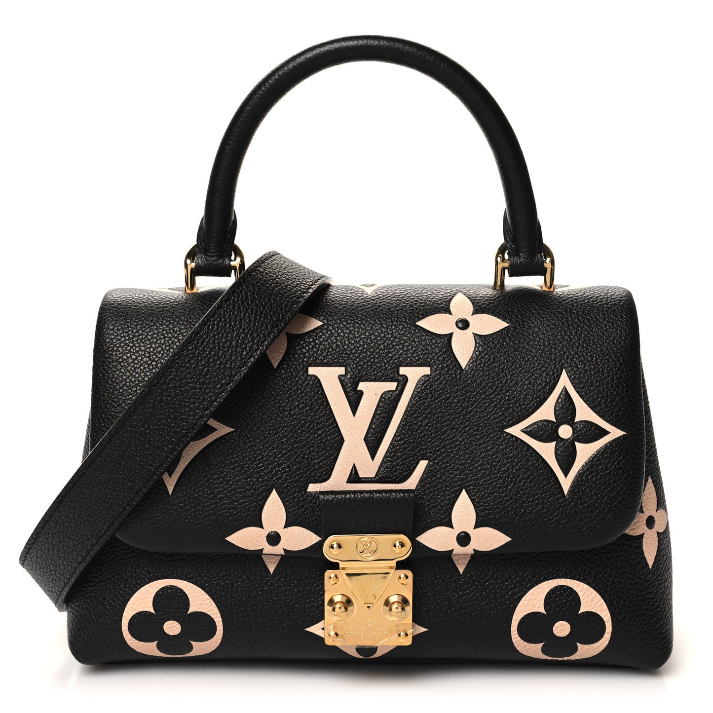 Empreinte Monogram Giant Madeleine BB Black Beige