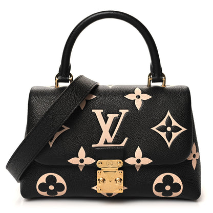 Louis Vuitton Empreinte Monogram Giant Madeleine BB Black Beige 1 of 9