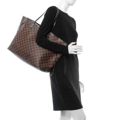 Louis Vuitton Damier Ebene Neverfull GM 2 of 10