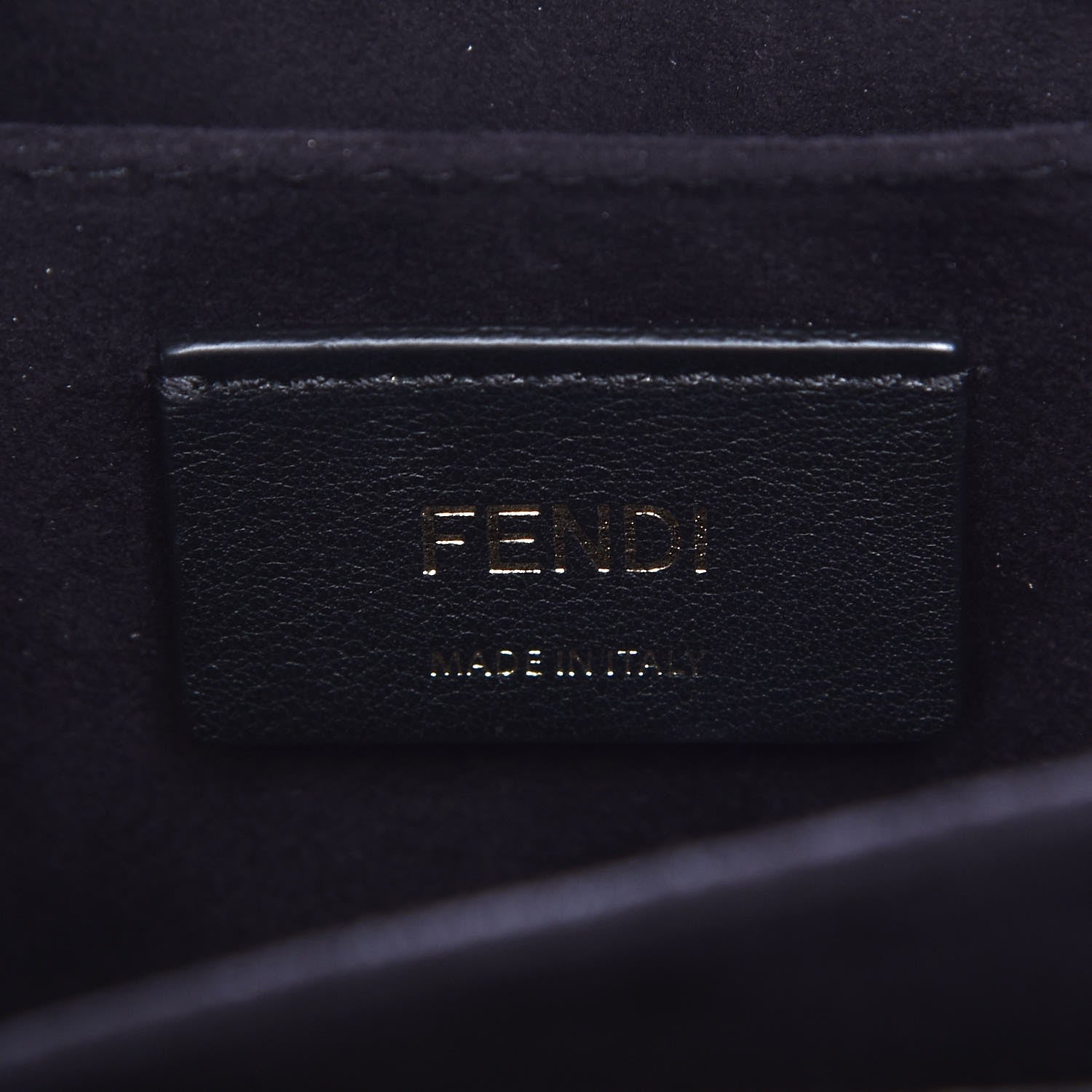 Fendi Velvet Vitello Dolce Fun Fair Kan I Shoulder Bag Tobacco Multicolor Black 6 of 9