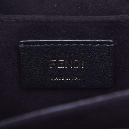 Fendi Velvet Vitello Dolce Fun Fair Kan I Shoulder Bag Tobacco Multicolor Black 6 of 9