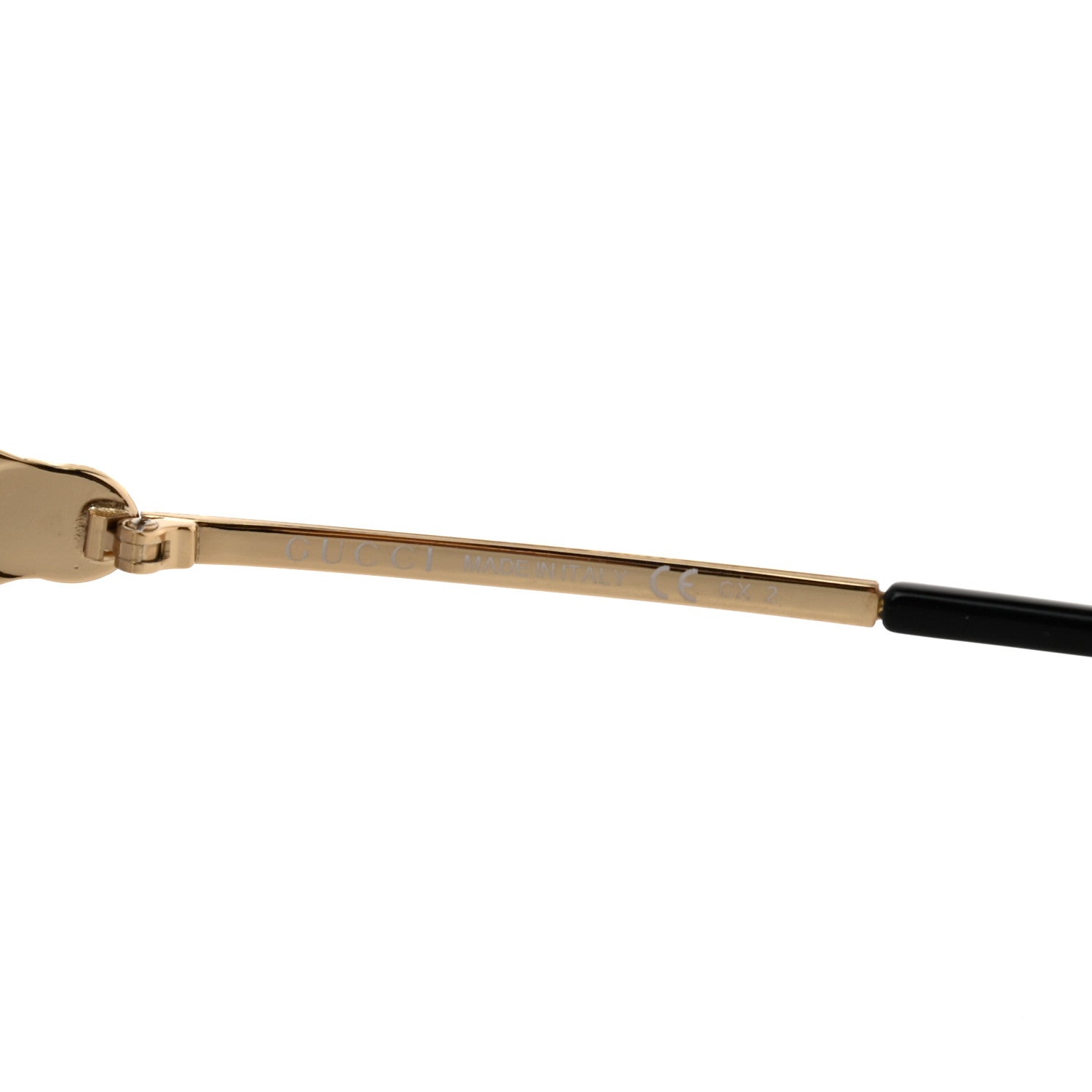 Gucci Oversized Sunglasses GG 2846/N/S Gold 6 of 9