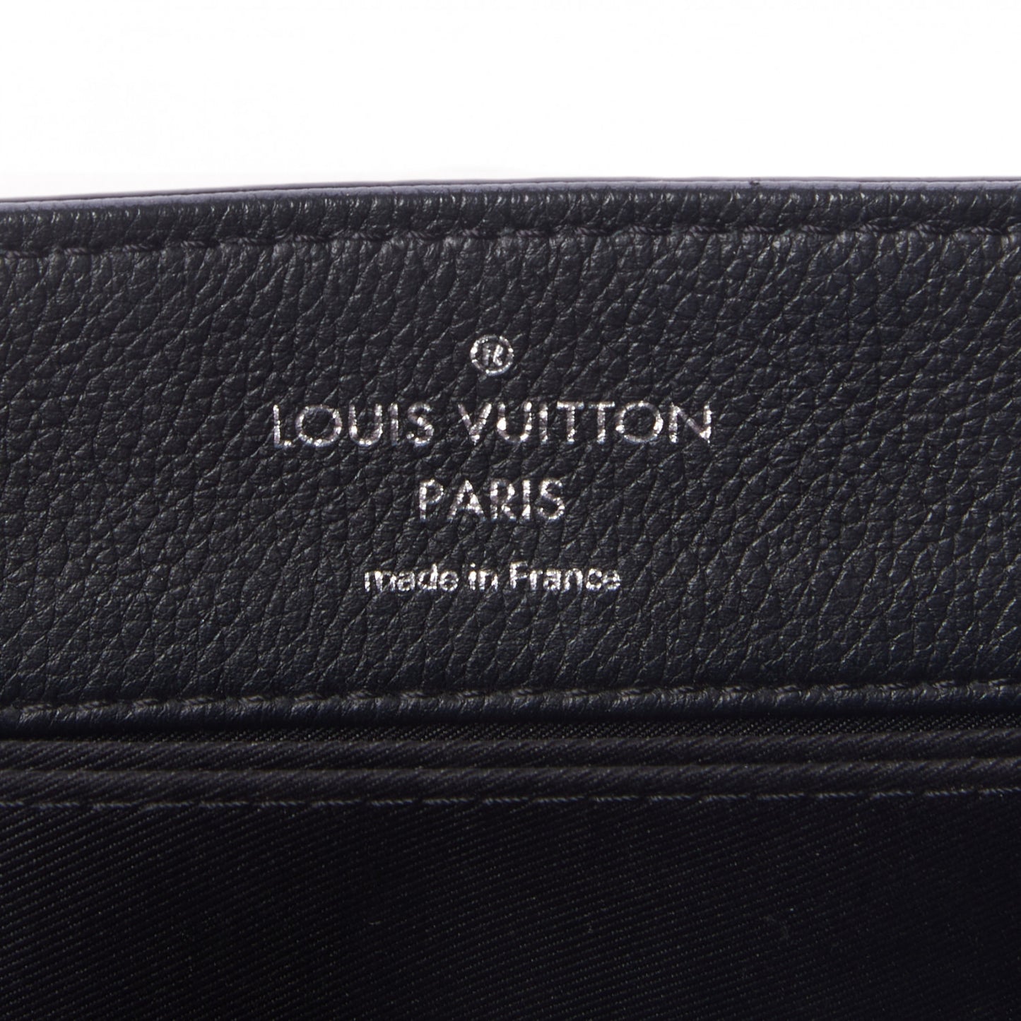 Calfskin Mechanical Flowers Lockme II Black White
