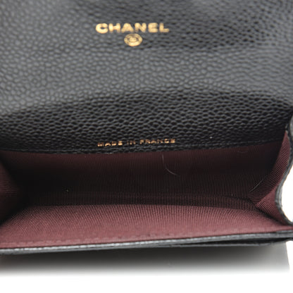 Chanel Caviar Quilted Flap Card Holder Black 4 of 8