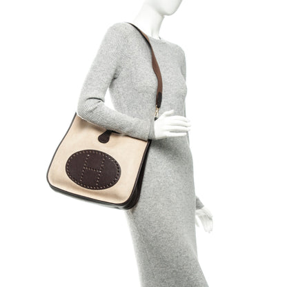 Hermes Toile Natural Barenia Evelyne GM Ebene 2 of 7