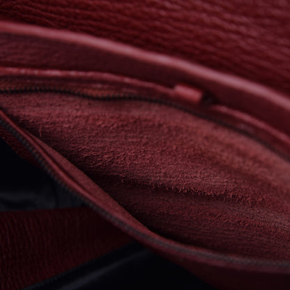 3.1 Phillip Lim 3.1 Textured Calfskin Large Pashli Satchel Oxblood 8 of 11