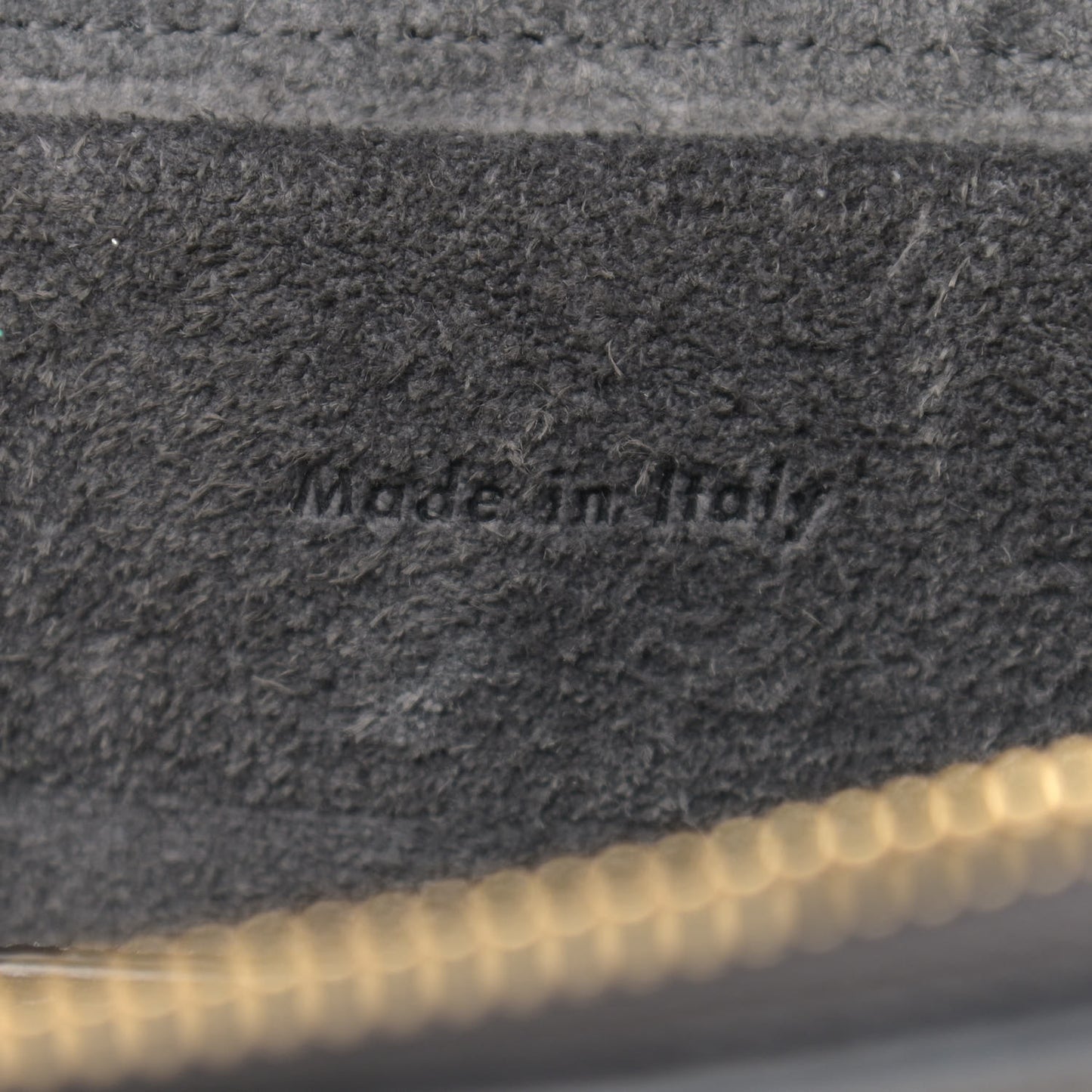 Baby Grained Calfskin Micro Belt Bag Grey