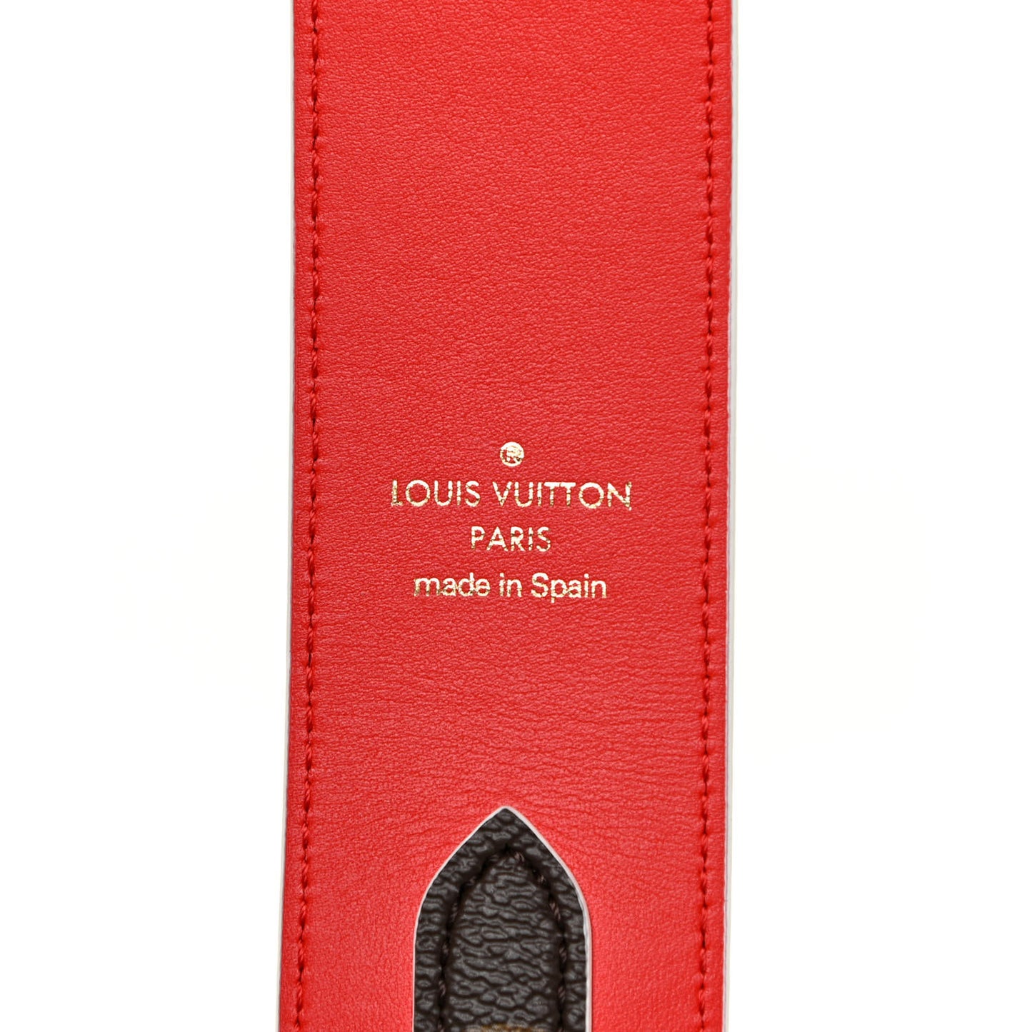 Monogram Bandouliere Shoulder Strap Red