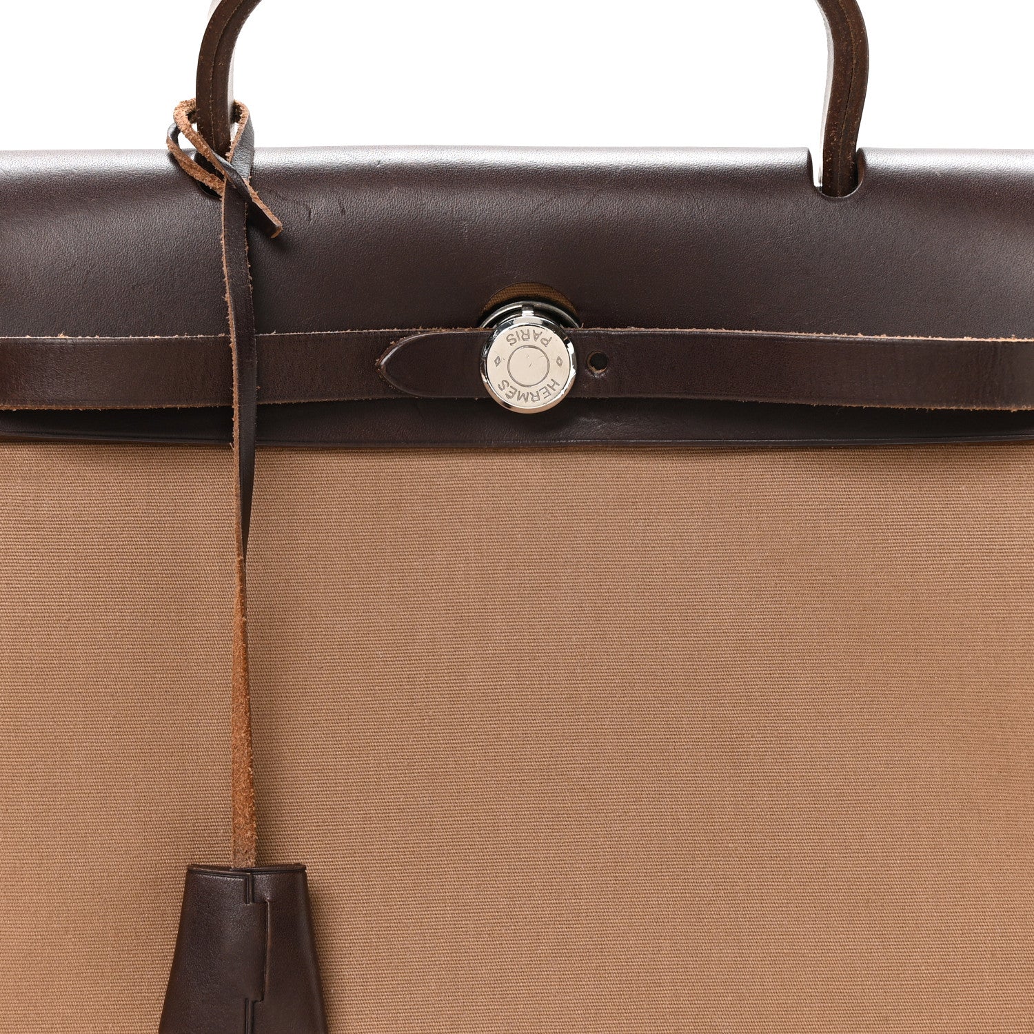 Hermes Toile Vache Hunter Herbag 30 PM Etoupe Ebene 7 of 9
