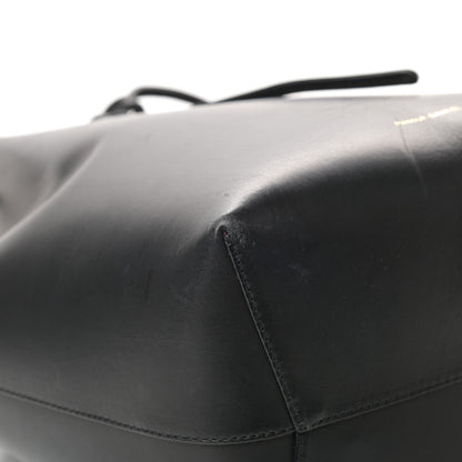Mansur Gavriel Vegetable Tanned Calfskin Bucket Bag Black Flamma 9 of 16