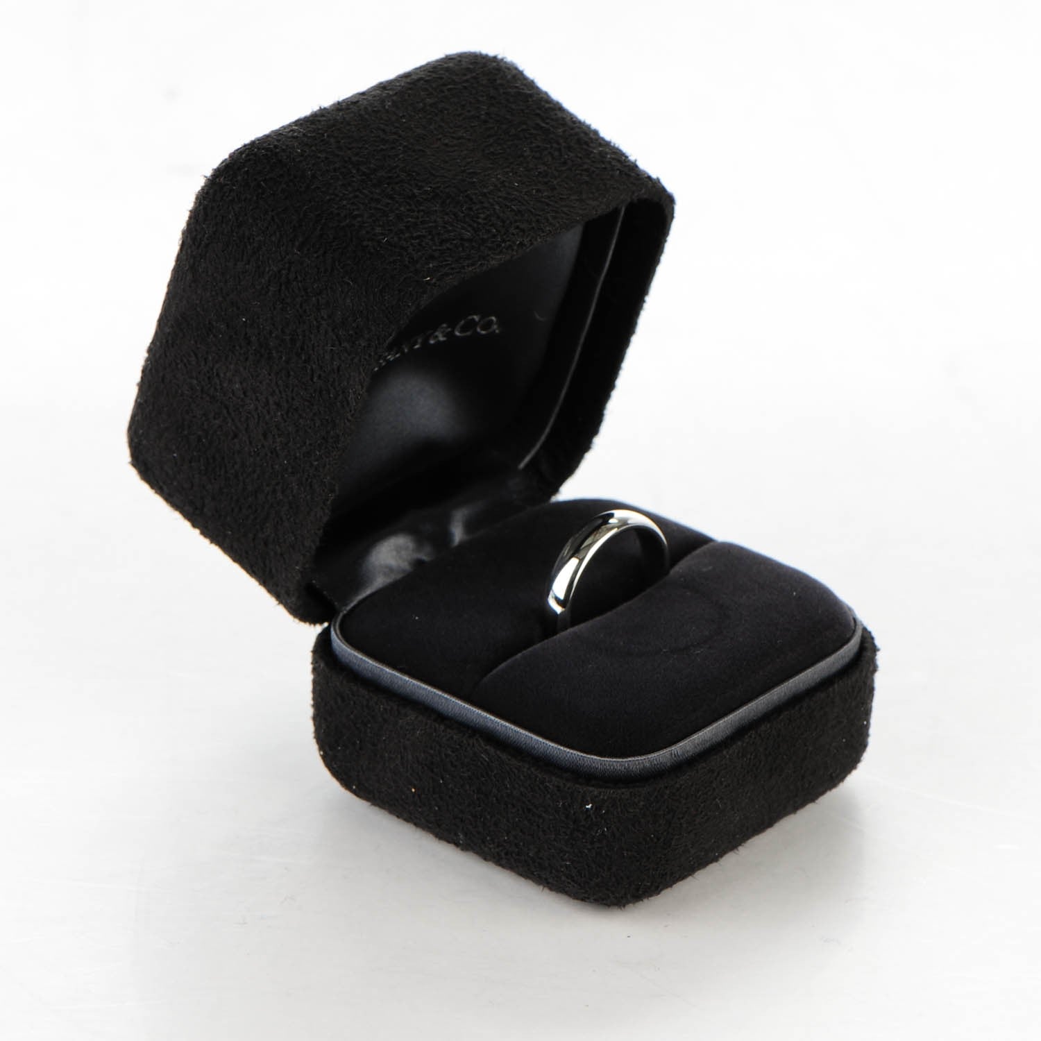 Tiffany Platinum Lucida Band Ring 8.5 5 of 5