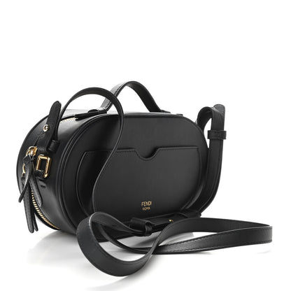 Fendi Vitello Grace Matte Mini O'Lock Camera Case Black 3 of 10