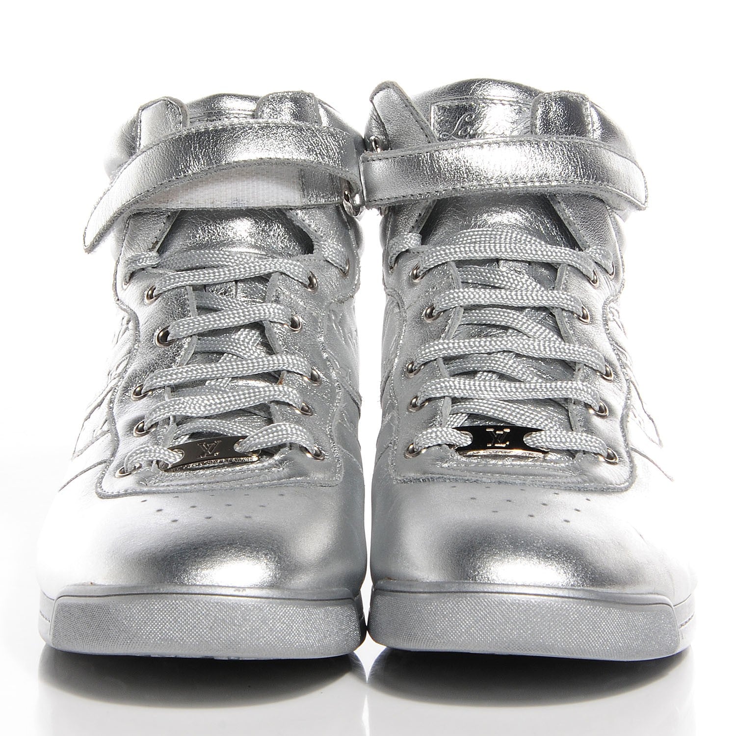 Louis Vuitton Empreinte Hightop Sneakers 36 Silver 2 of 7