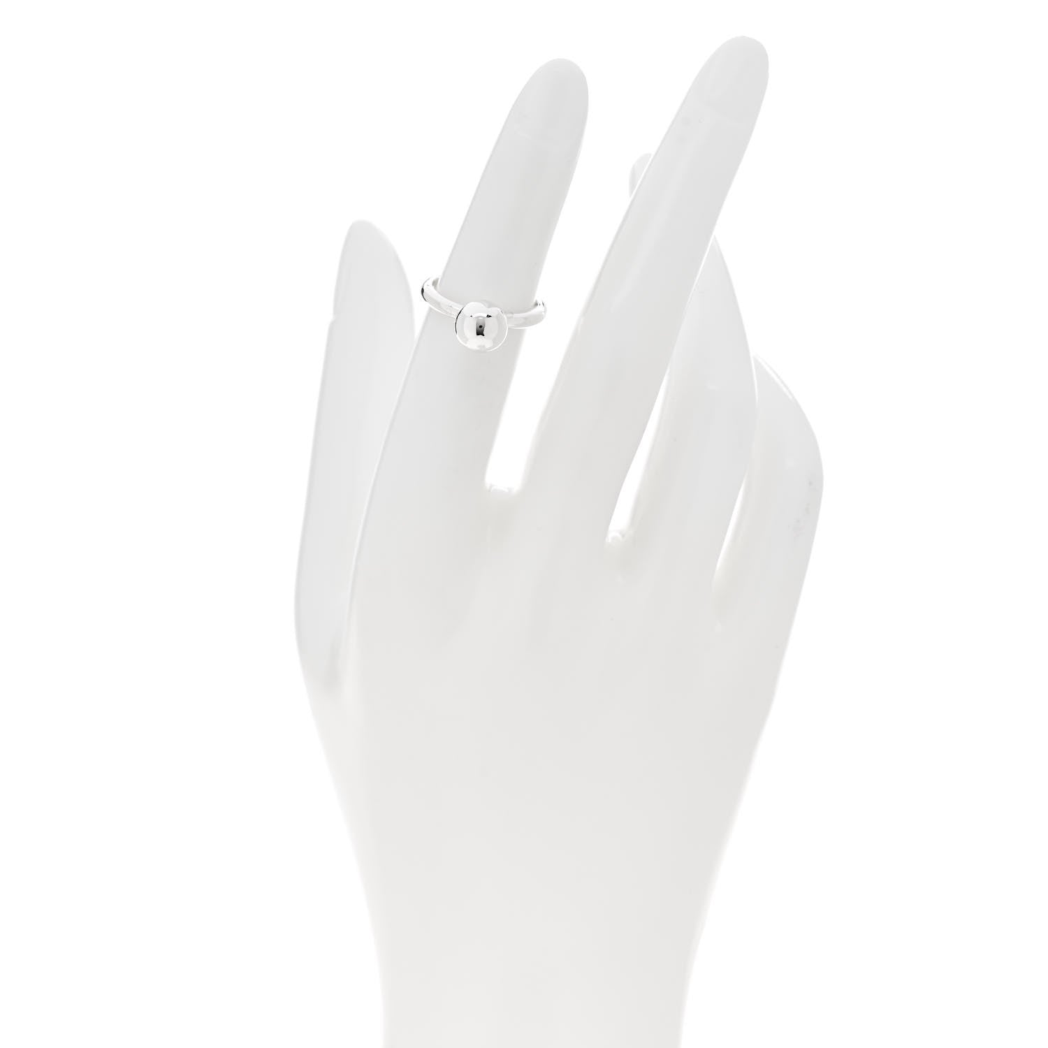 Tiffany Sterling Silver 8mm Hardwear Ball Ring 47 4 2 of 7