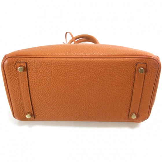 Hermes Togo Birkin 30 Orange 4 of 13