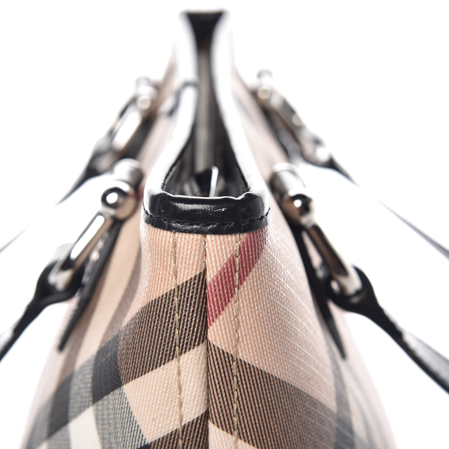 Burberry Supernova Check Stanton Tote Black 12 of 20