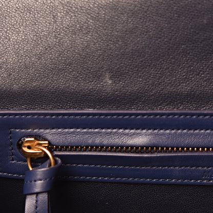 Celine Nubuck Calfskin Medium Phantom Luggage Navy Blue 8 of 13