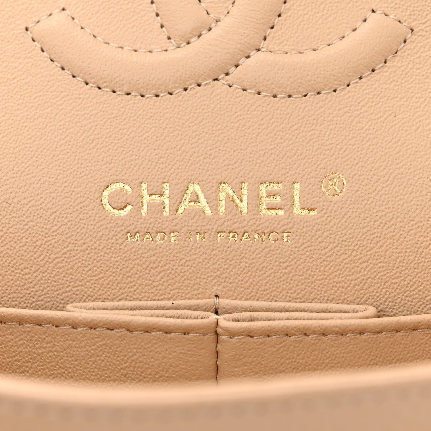 Chanel Caviar Quilted Small Double Flap Beige 6 of 11