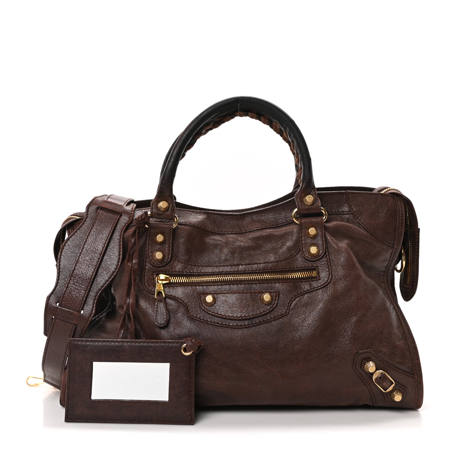 Balenciaga Agneau Classic Hardware City Cigare Fonce 3 of 12