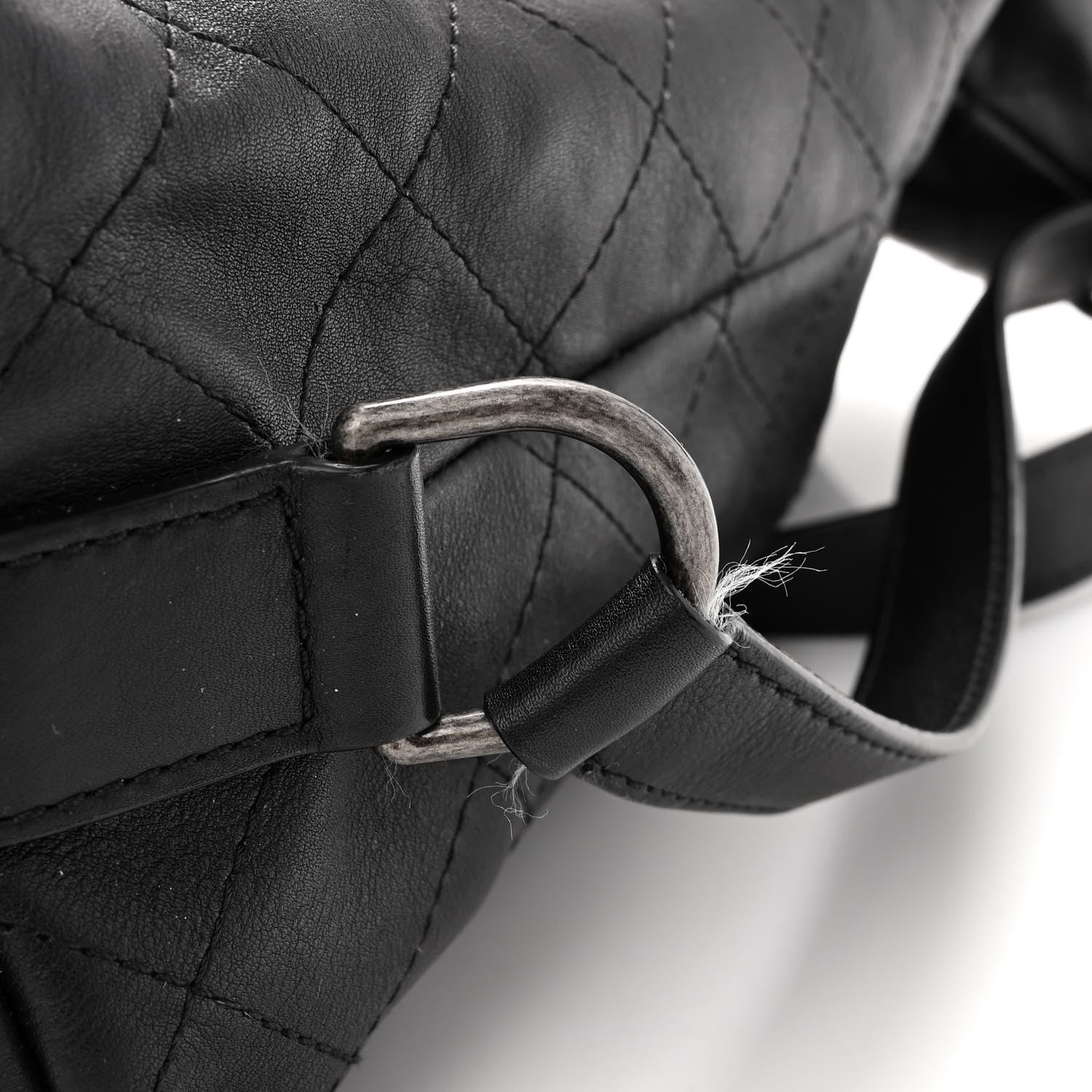 Chanel Calfskin Stitched Large Hobo Black 10 of 10