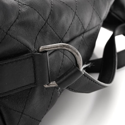 Chanel Calfskin Stitched Large Hobo Black 10 of 10