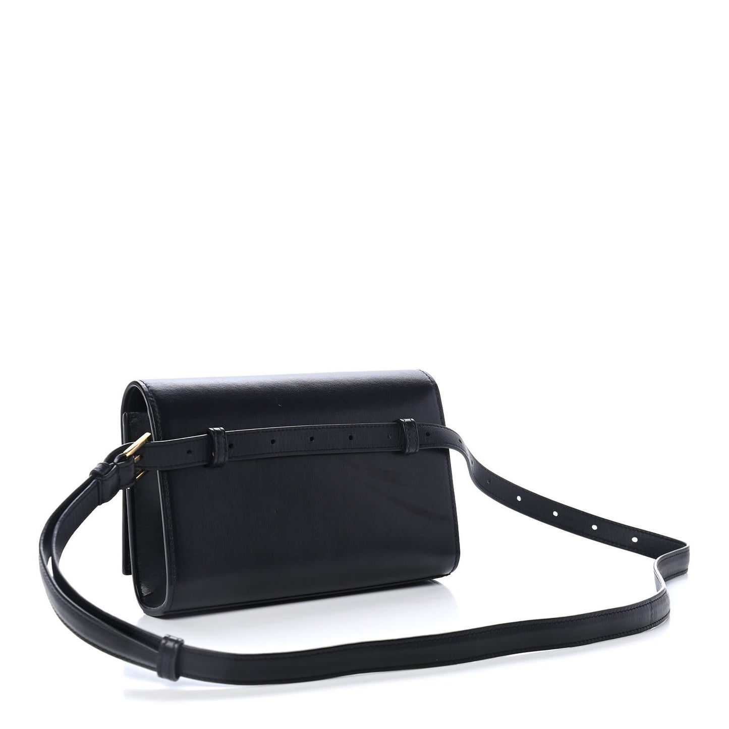 Smooth Calfskin Monogram Kate Belt Bag Black