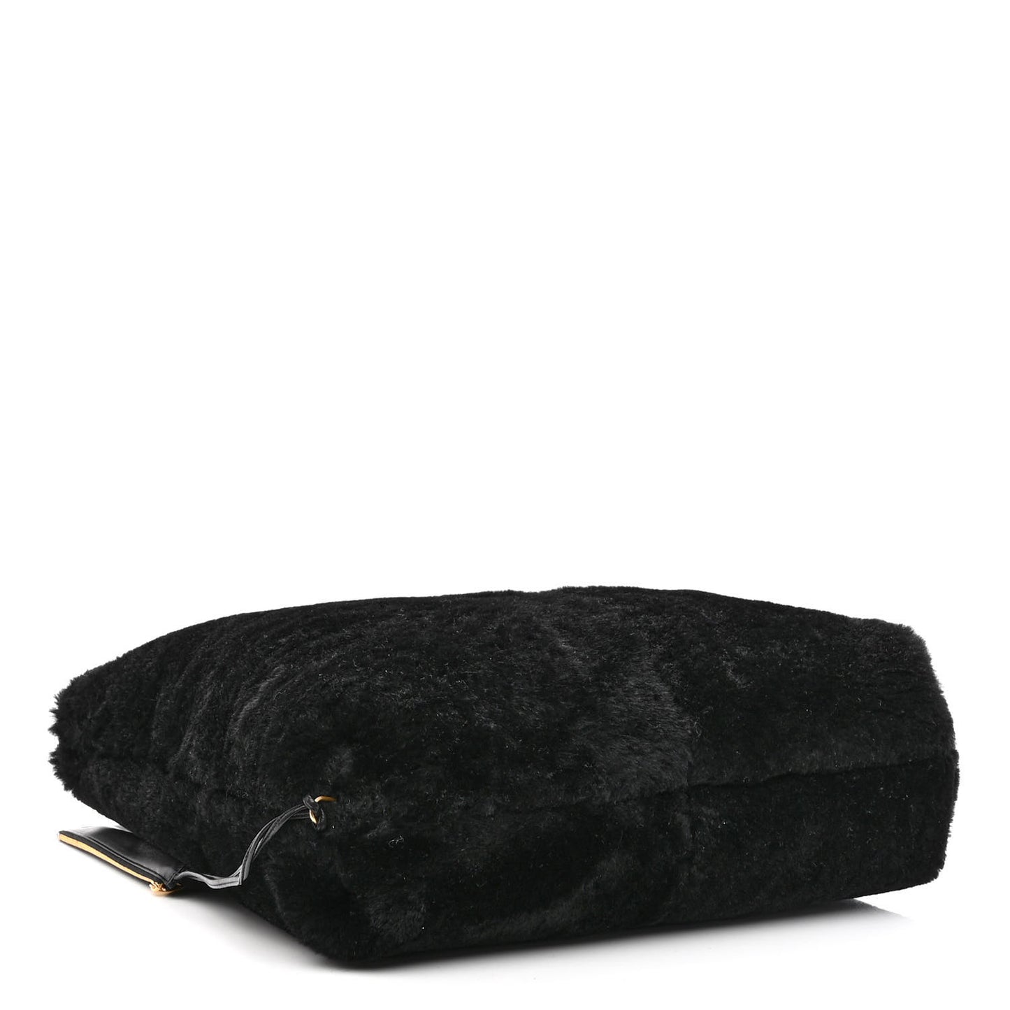 Shearling Reversible Tote Black