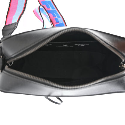 Off-White Saffiano Striped Diag Binder Belt Bag White Indus 4 of 6