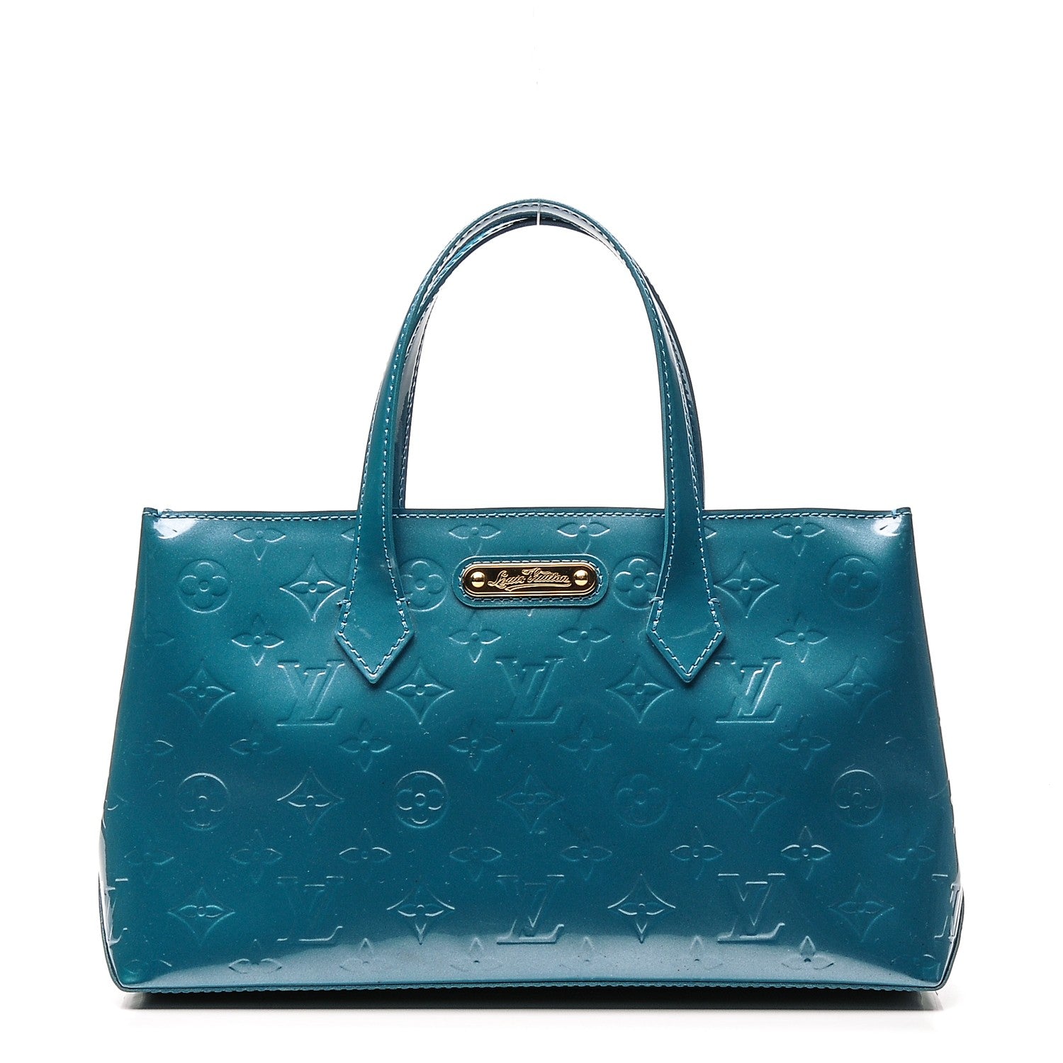 Louis Vuitton Vernis Wilshire PM Blue Galactic 1 of 6