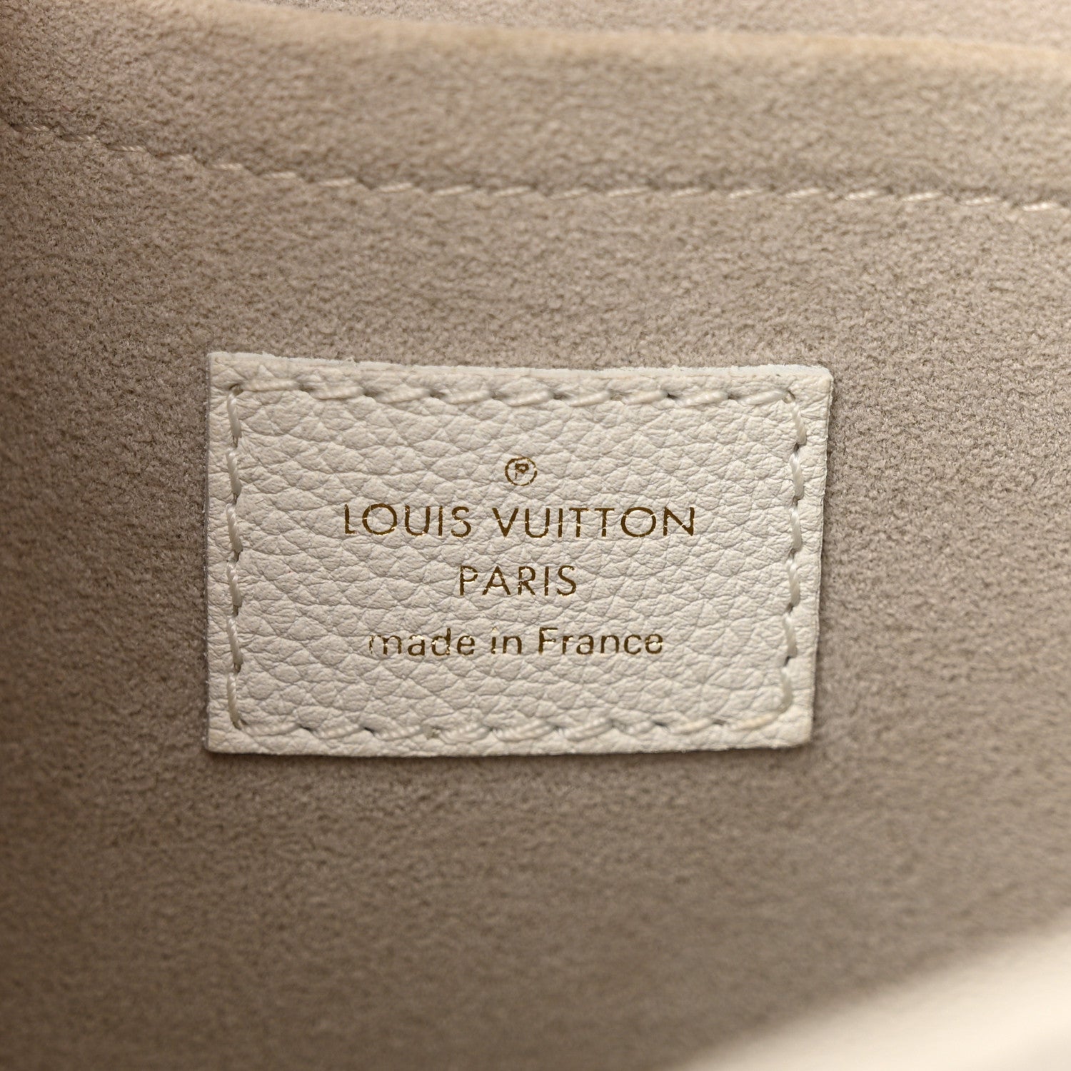 Louis Vuitton LOUIS VUITTON Soft Calfskin Mylockme Chain Bag BB White 5 of 11