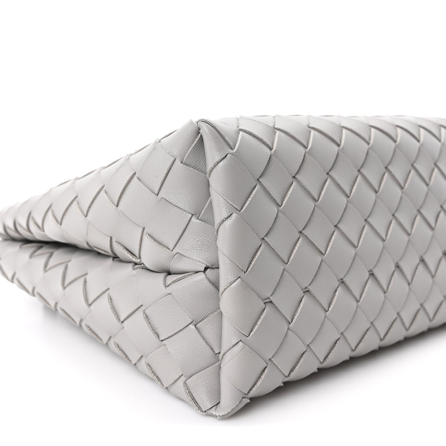 Nappa Intrecciato Small Andiamo Shoulder Bag Sterling
