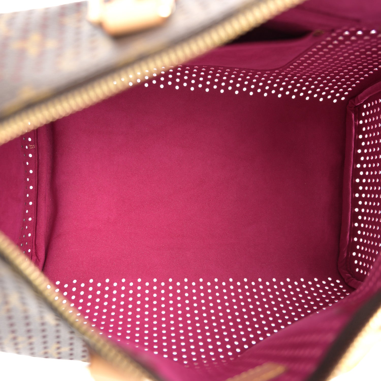 Louis Vuitton Monogram Perforated Speedy 30 Fuchsia 5 of 10