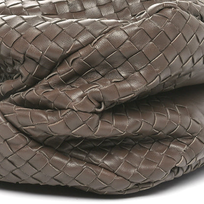 Bottega Veneta Nappa Intrecciato Large Campana Ash Scuro 9 of 11