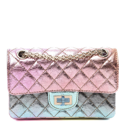Chanel Metallic Goatskin Quilted Mini 2.55 Reissue Flap Multicolor 1 of 10