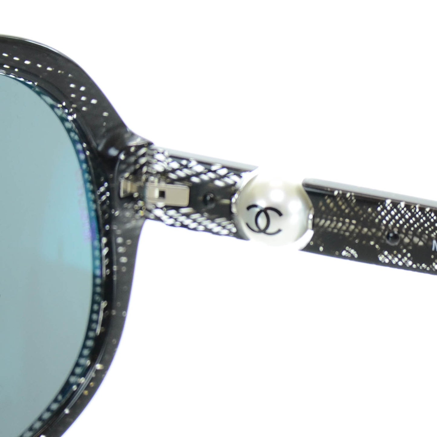 Lace CC Pearl Sunglasses Black 5221H