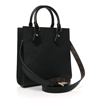 Louis Vuitton Epi Sac Plat BB Black 3 of 9