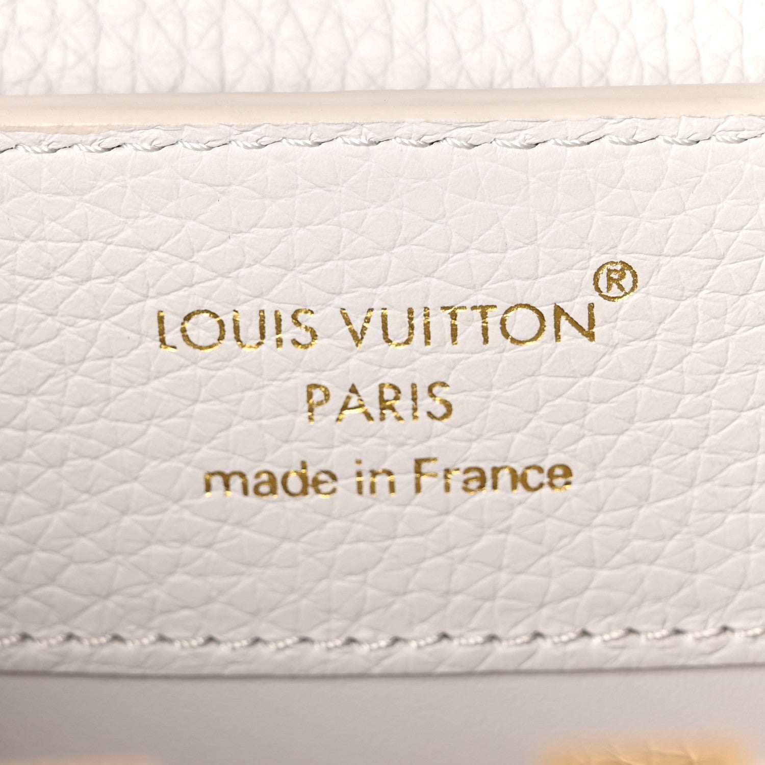 Louis Vuitton Taurillon Enamel Flower Padlock Chain Capucines BB Silver Sea 6 of 9