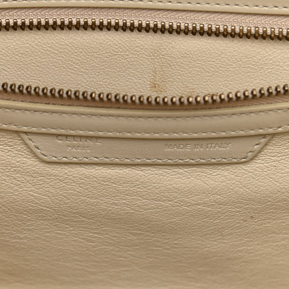 Celine Smooth Calfskin Mini Tri-Color Luggage White 7 of 31