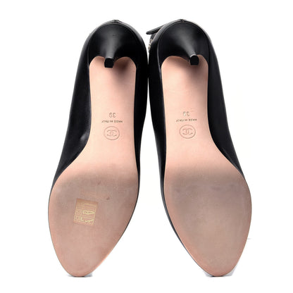 Chanel Lambskin Short Ankle Boots 39 Black 7 of 11
