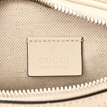 Gucci Calfskin GG Tennis Embossed Belt Bag Mystic White 6 of 10