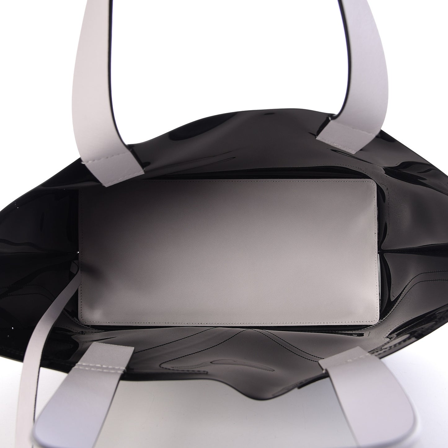 Patent Escape Tote Black White