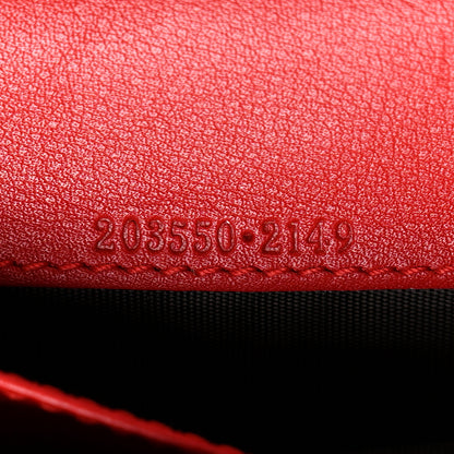 Gucci Microguccissima Heart Continental Wallet Red 6 of 8