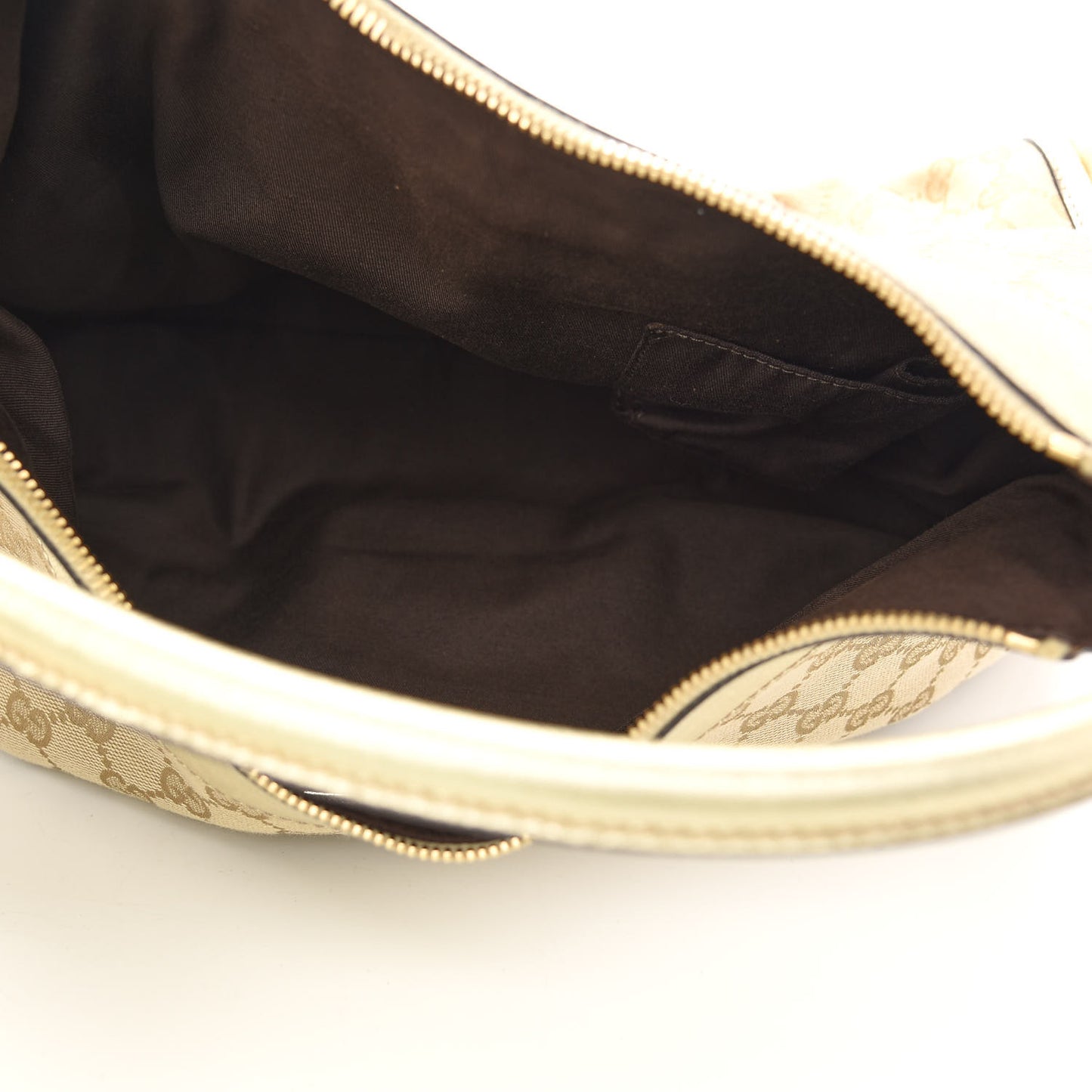 Monogram Large D Gold Hobo Gold