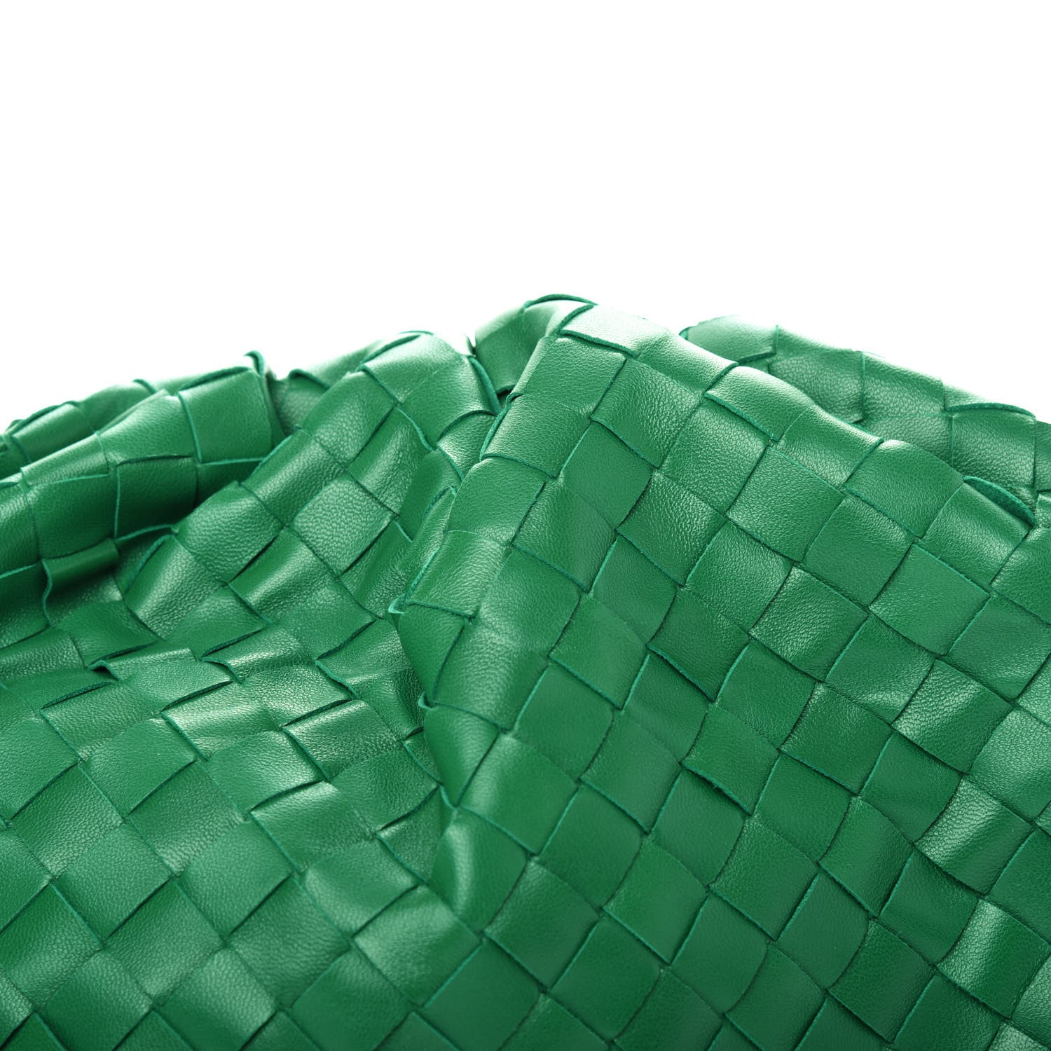 Bottega Veneta Nappa Maxi Intrecciato The Pouch Oversized Clutch Racing Green 10 of 10